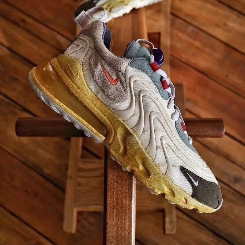 air max 270 travis scott仙人掌ts鬼脸联名气垫跑步鞋男女鞋 仙人掌