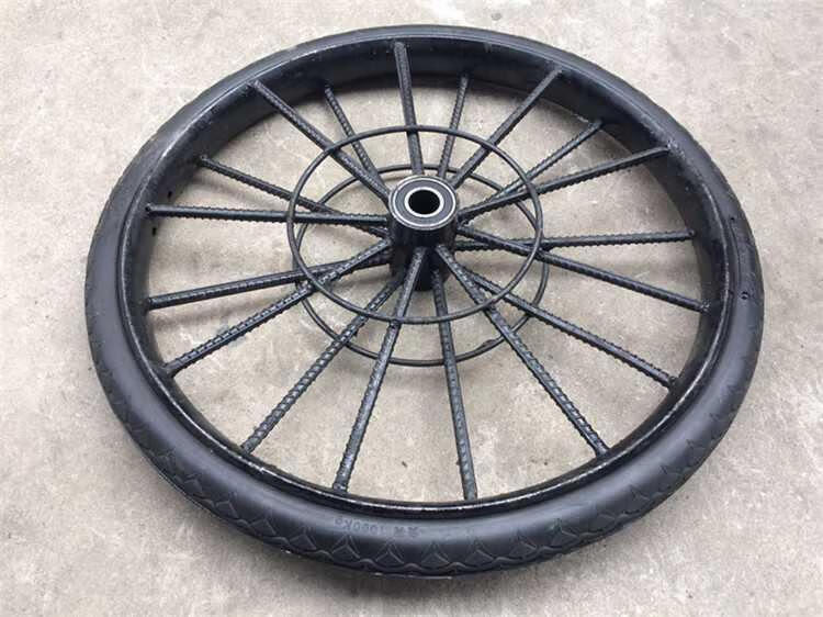 斗车轴承杆老虎车轴实心连轴手推劳动车空心长短轴工地力板车配件65cm