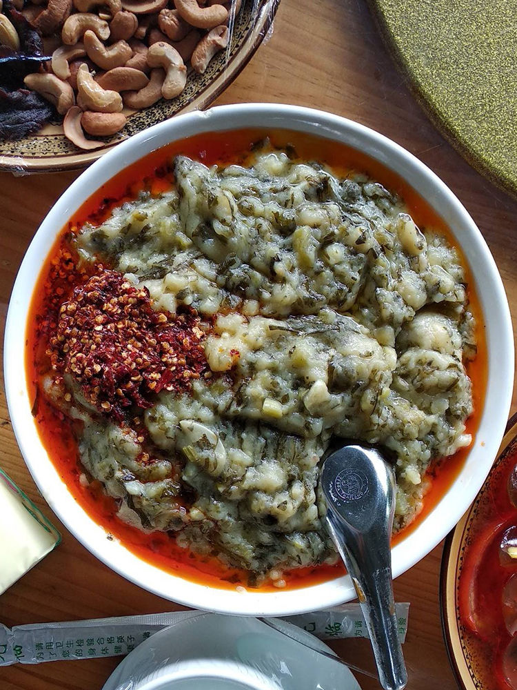 晨臻云南德宏芒市傣族自制水淹菜正宗老奶洋芋水腌菜早点配菜袋装 2斤