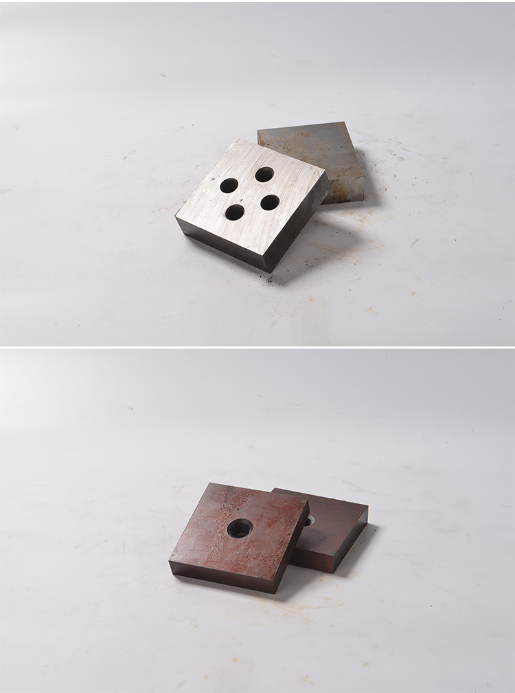 断钢机配件 钢筋切断机刀片40型50型切刀断钢机配件圆弧形刀片方刀头