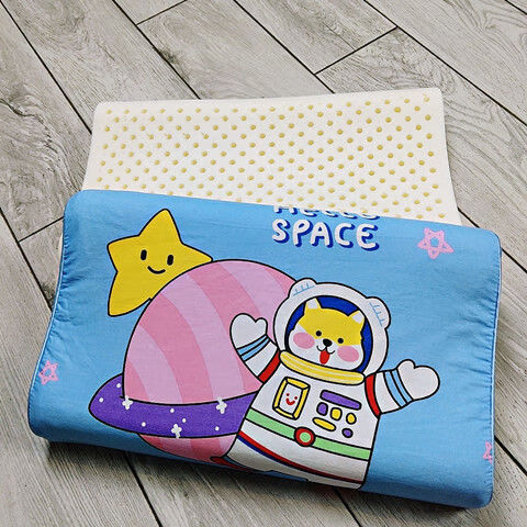 【乳胶枕头】【高品质】主推儿童乳胶枕健康舒适透气枕头卡通全棉印花