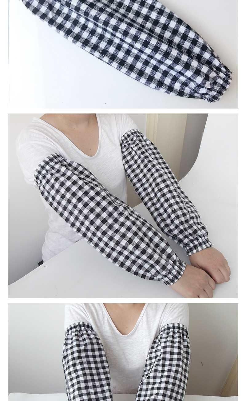 棉袖套女男士全棉套袖手臂长款工作加厚宽松防嗮薄透气夏季四线宽口