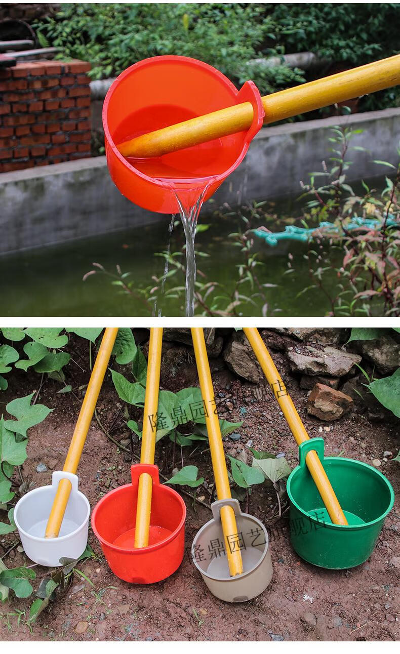 粪勺长柄粪舀子掏捞泼水瓢水勺瓜当农村大号老式塑料长把农用粪瓢定制