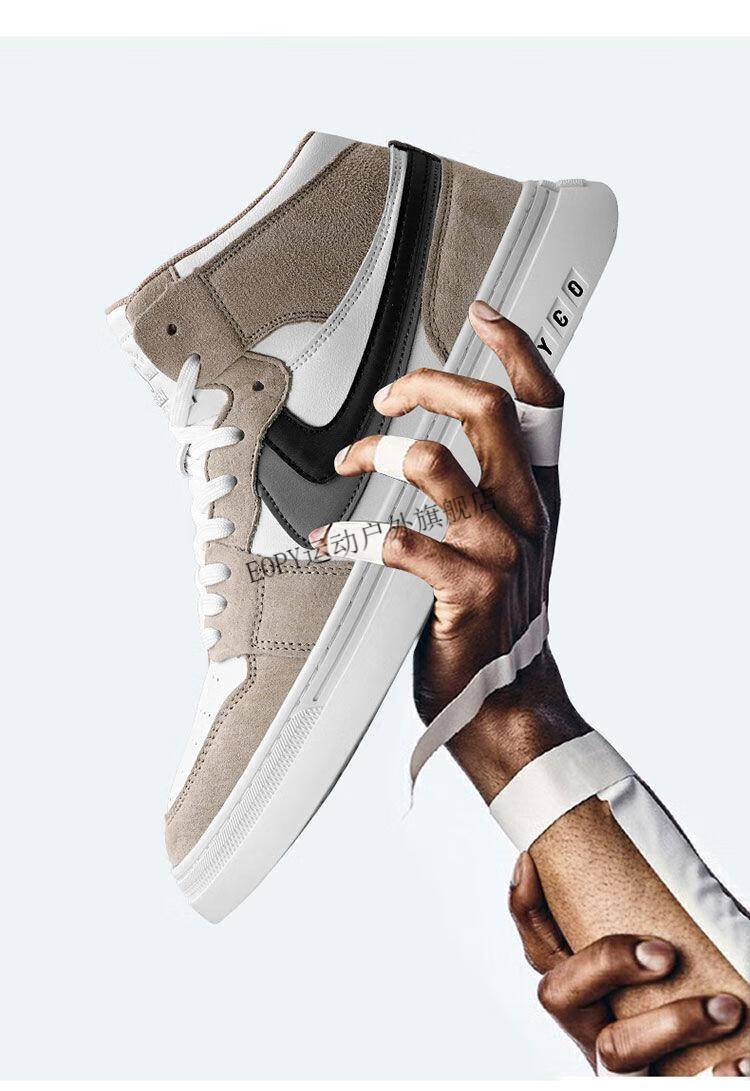 休闲鞋初中学生az鞋男男新款aj联名篮球鞋高帮运动鞋a锥鞋男 胜道