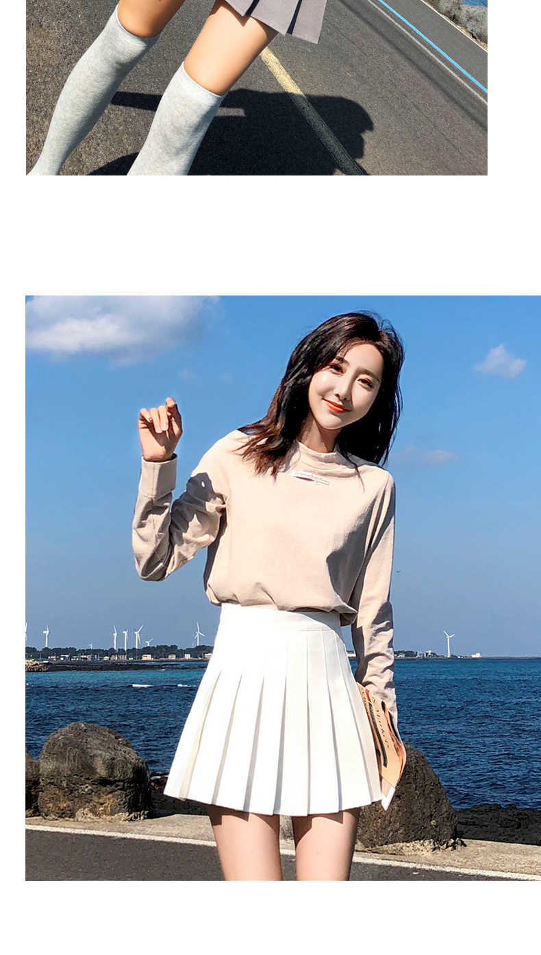 胖妹妹大码短裙半身裙高腰白色百褶裙女夏款半身裙黑色高腰a字小个子