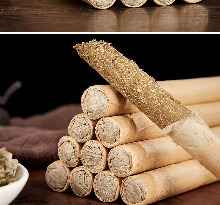 香薰艾条家用消毒天然艾草蚊香棒房间室内畜牧户外批发 熏防艾条1盒