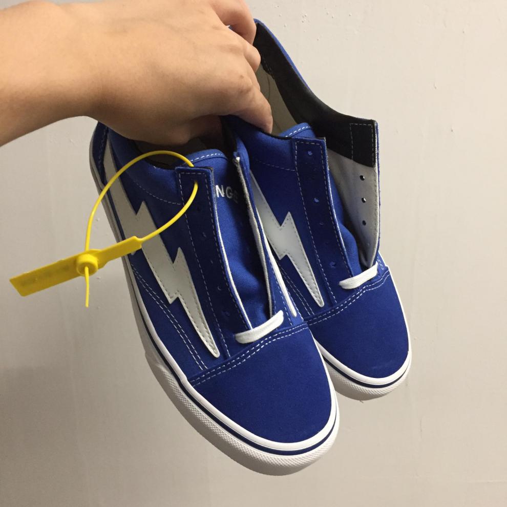 复仇风暴闪电鞋 美版复仇风暴闪电板鞋鞋底大logo虎扑美版二代 红色