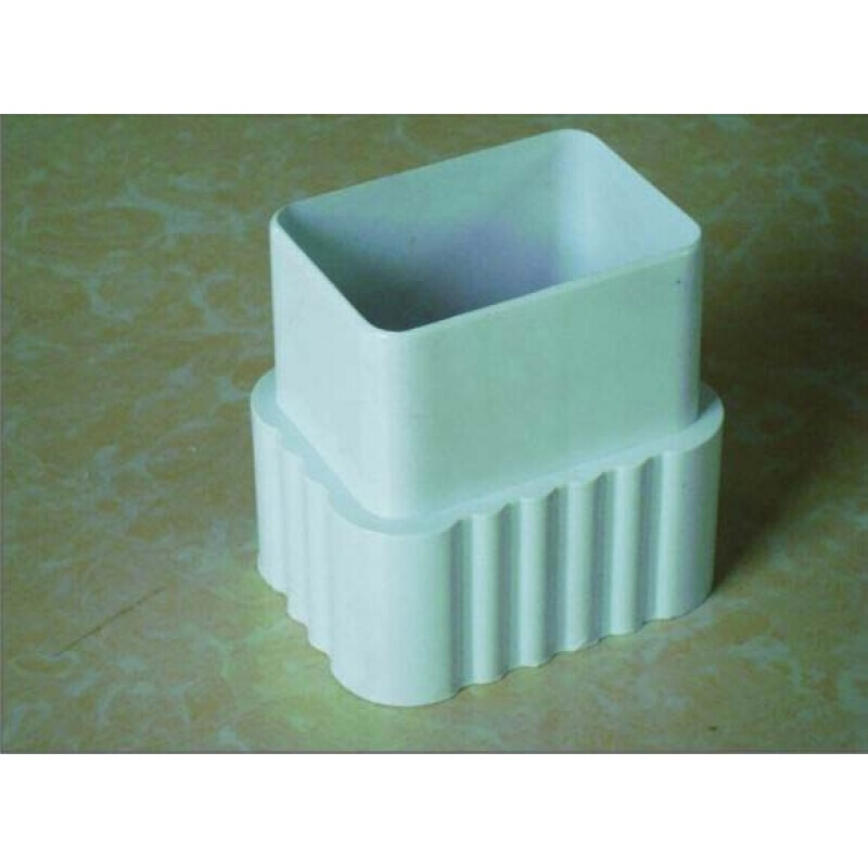 pvc天沟水槽屋檐流水沟檐槽方形水管pvc管阳光房排水槽天沟 90°阴角