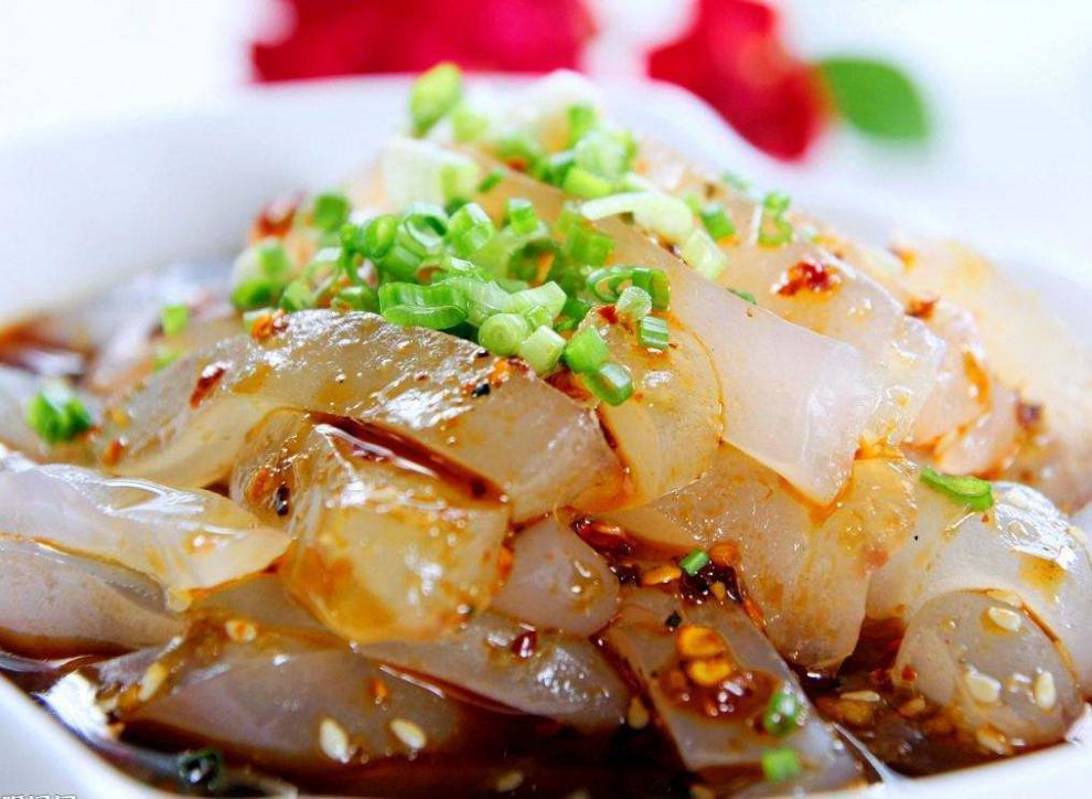 凉粉聂建新山西特产土豆凉粉正宗大同马铃薯凉粉劲道带调料 4袋凉粉