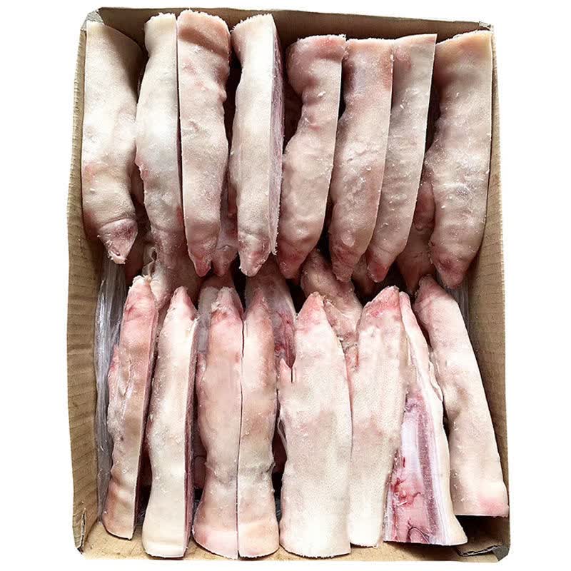 茗仟(mingqian)新鲜半片猪蹄鲜冻土猪脚猪手农家猪爪卤猪蹄生鲜猪手 5