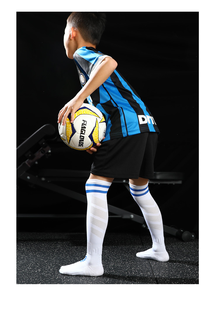 毛巾底足球袜子儿童长筒足球袜男童女童过膝夏季薄款毛巾底中筒训练袜