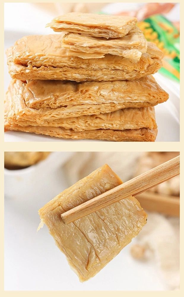 杭州特产豆腐皮即食素烧鹅上海素鸭斋菜豆制品纯佛家素食素肉零食
