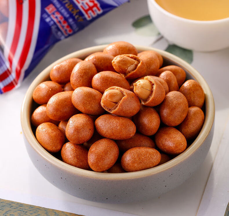 白鹭鱼皮花生厦门特产80后怀旧散装皮豆米豆鱼皮豆花生仁 鱼皮花生