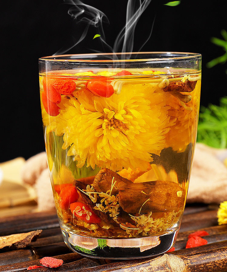 菊花枸杞决明子金银花陈皮茶熬夜茶茶包养生花茶沁溪 养生菊花茶(40包