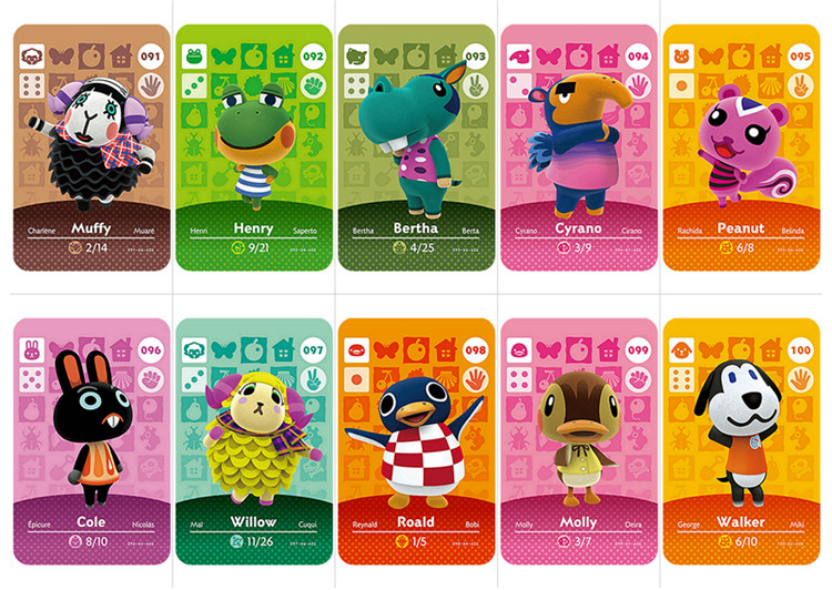 动物之森amiibo卡动物森友会房车卡杰克小润村民动森amibo彩卡单张