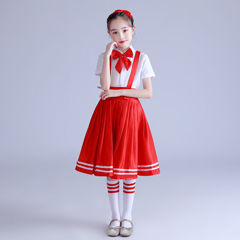 儿童演讲服装六一演出服装男女学生集体合唱诗歌朗诵小初高中演讲表演