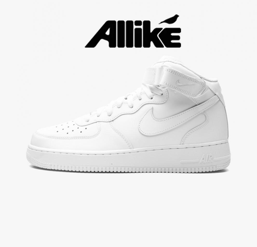 nike耐克1af1纯黑白男子空军一号休闲板鞋111nikecw228911140
