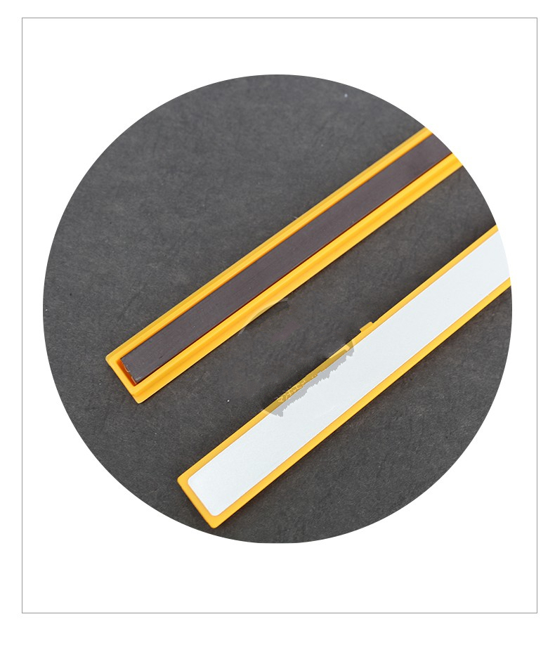 10根白板压条30cm磁性装饰压条硬磁条硬胶白板磁条磁粒压图纸用磁性条