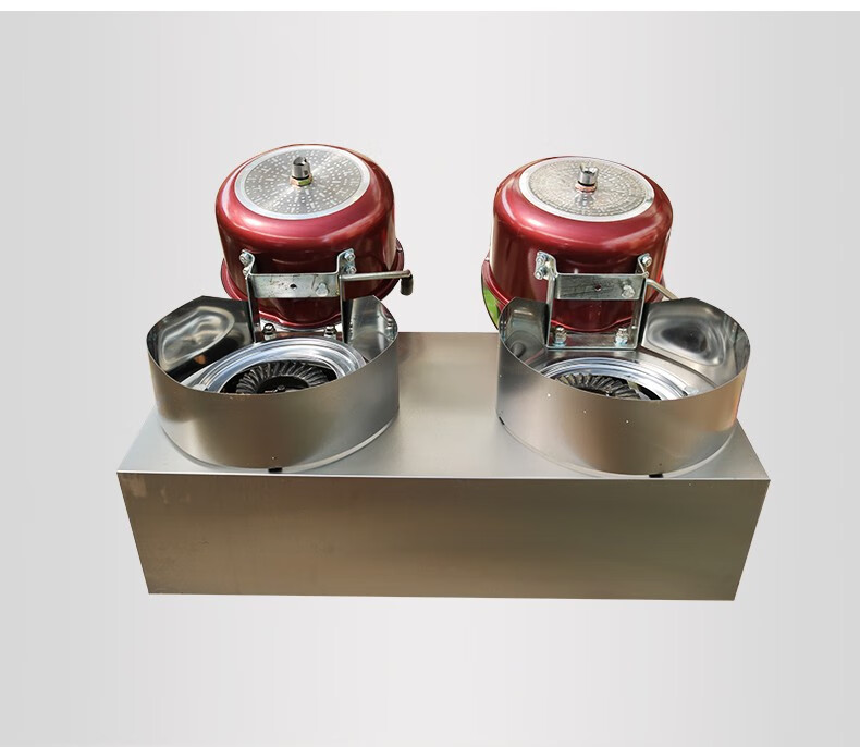 啡晨 全自动双锅爆米花机器2022新款燃气电动玉米炸爆米花商用摆摊用