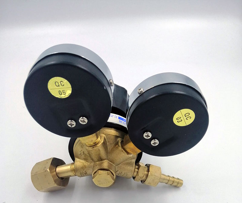 华青yar04双表头气瓶调压阀压力表管道调节阀