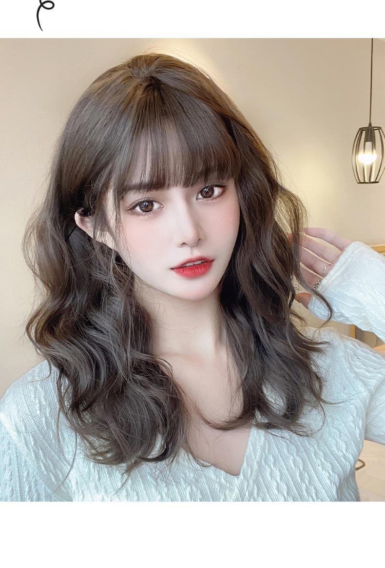 gaherry羊毛卷假发女自然全头套造型减龄长发锁骨发型假发套花乐集