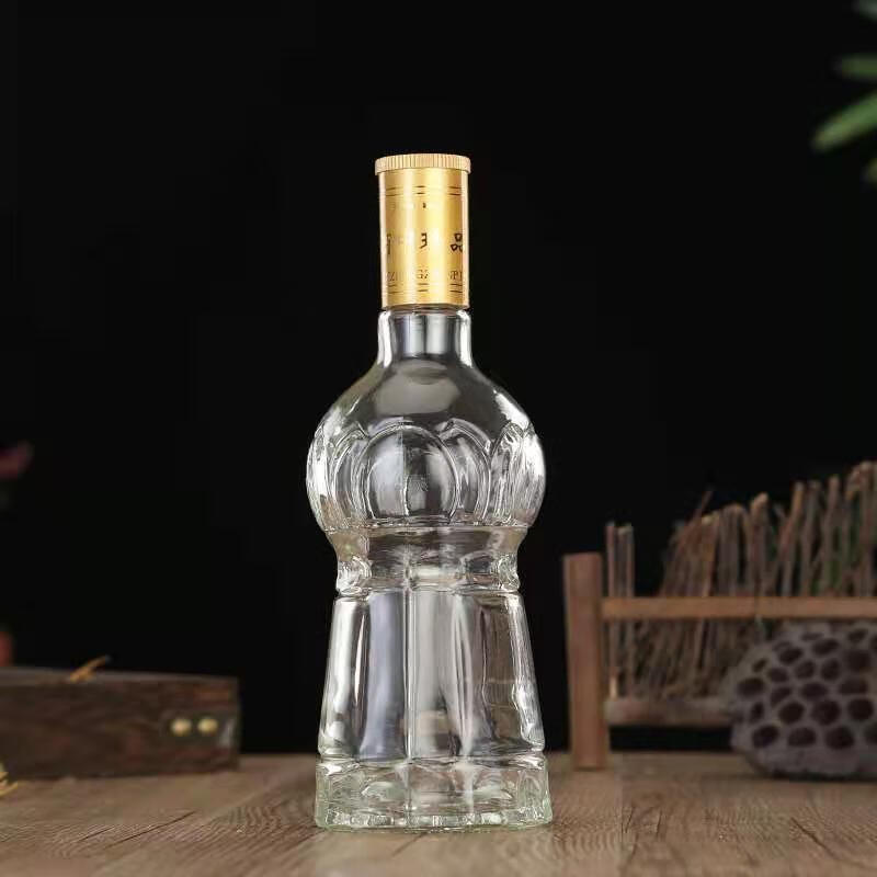 酒瓶厂家生产批发白酒瓶500ml空酒瓶分装玻璃酒瓶果酒包装定制 500