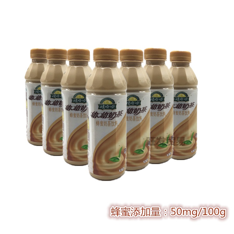 娃哈哈呦呦奶茶蜂蜜奶茶饮料原味500ml*15瓶/箱 500ml*15瓶原味【图片