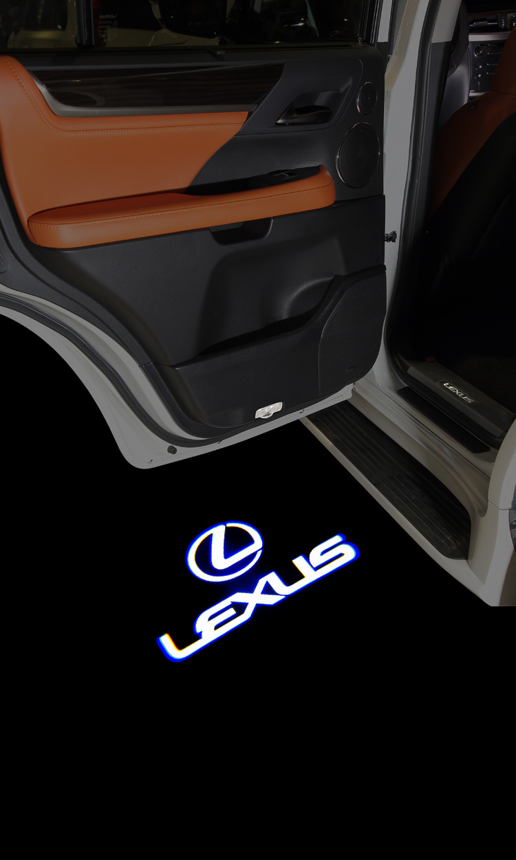 雷克萨斯lx570迎宾灯 凌志lx570投影灯车门氛围灯改装饰专用 lx570