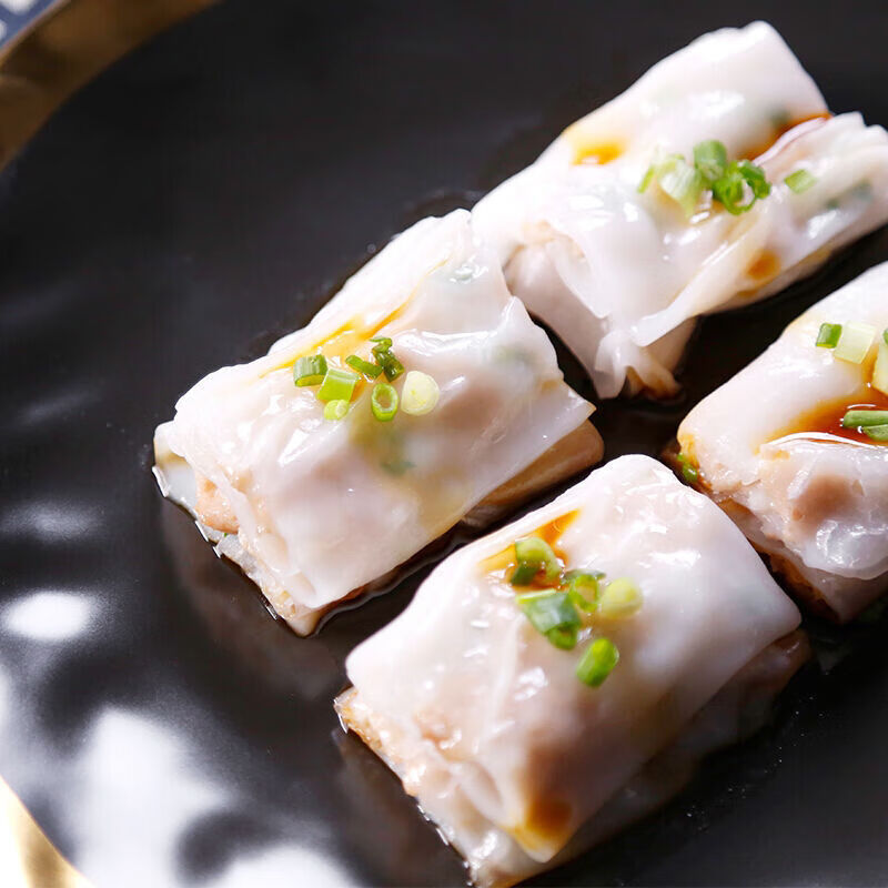 鲜虾肠粉猪肉肠粉广式凤爪广东茶楼早茶点心早餐20条马蹄猪肉肠凤爪1