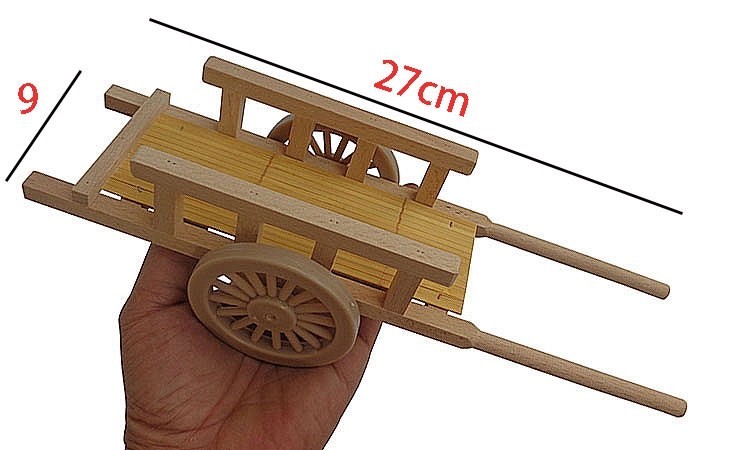 博巴倫水車模型小手工風順藝術品擺設農具木質風車工藝復古裝飾工藝品