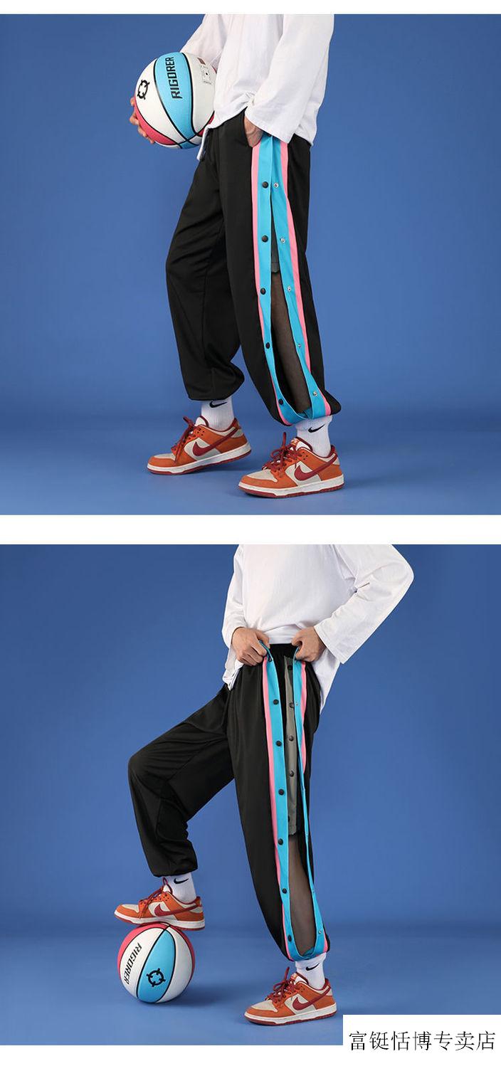 富铤gwit九尾蒙马特乱步二十八间社会精神小伙夏季排扣裤男全开纽扣