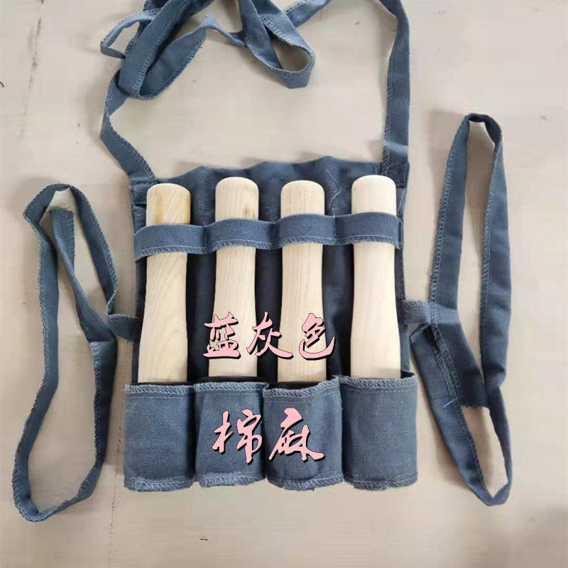 工农旗八路军红军道具行军背包抗战影视纪念品医药箱大刀干粮袋新 土