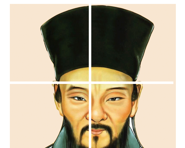 王阳明画像儒家文化王阳明画像中堂对联卷轴挂画学校教室书房装饰画