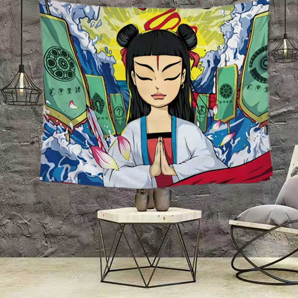 痛苦的信仰摇滚乐队痛仰乐队哪吒网红ins直播背景布酒吧卧室挂布ty22