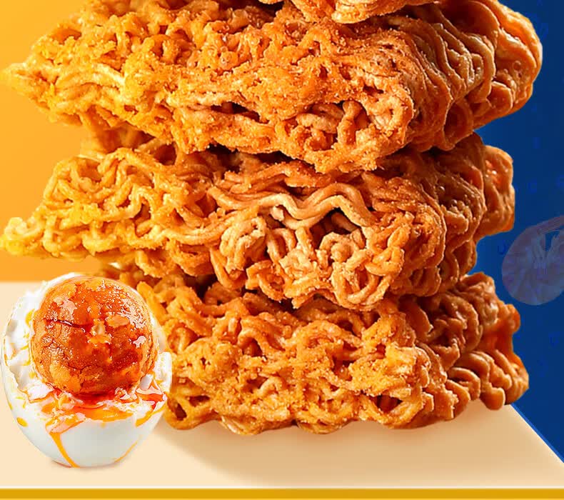蟹黄干脆面干吃方便面500g整箱装网红夜宵充饥小零食小吃休闲食品 蟹