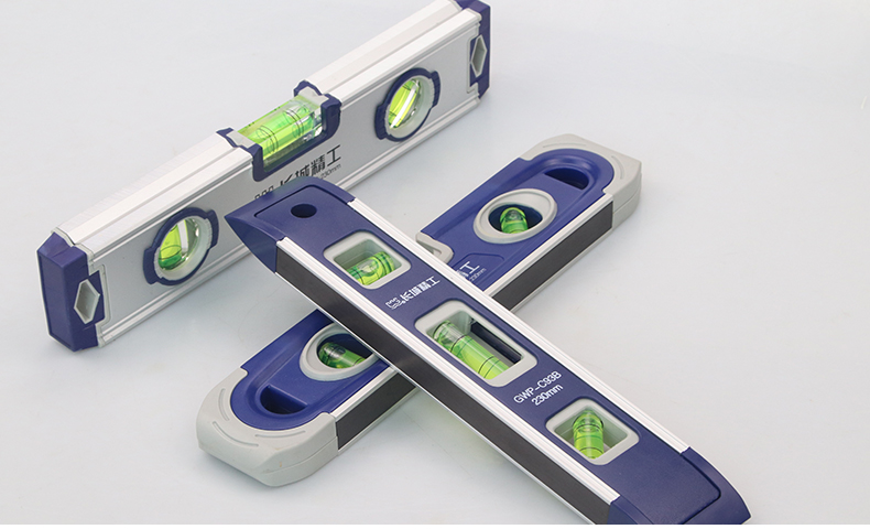 长城精工水平尺实心 迷小型工业铝合金高精度平水尺磁性靠尺 s27b-230