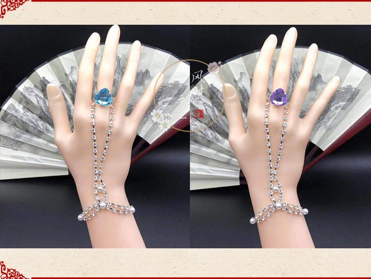 欢天喜地七仙女手链买一一古装欢天喜地一体手链分开链古风仙女手链