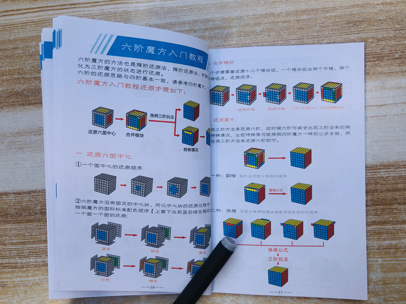 镜面魔方还原图解图片