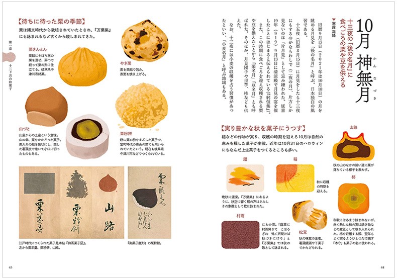 《现货美丽和果子图鉴 美しい和菓子の図鉴 青木直己 二见书房出版