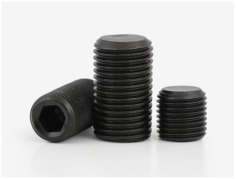 m6m8m10 12.9细牙平端紧定螺钉无头螺丝顶丝堵头*0.75x1.0x1.