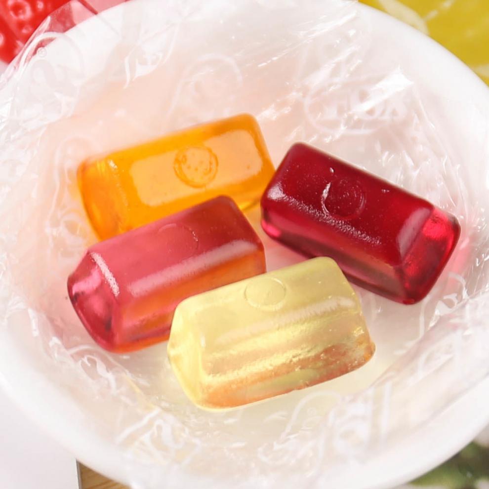 印尼进口foxs水晶糖水果味硬糖罐装柠檬黑加仑草莓味水果糖小零食 杂