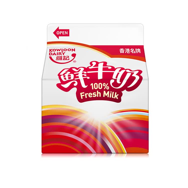 维记鲜牛奶【946ml/盒】香港维记鲜奶巴氏鲜牛奶低温冷藏学生早餐奶