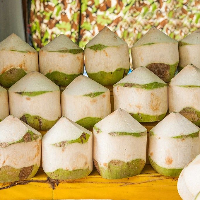 海南当季水果新鲜椰青孕妇椰奶 青椰2个装【图片