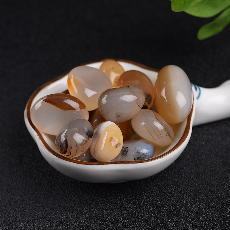 天然海洋玉髓碎石水晶小颗粒鱼缸装饰观赏石子水草玛瑙石原石籽料 100