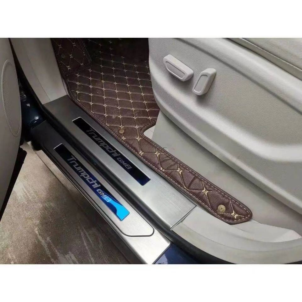 适用于 传祺gm8门槛条传祺gm8/m8加装不锈钢门槛条踏板改装装装潢防刮