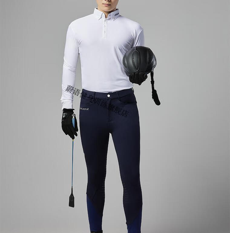 马术裤 马术装备秋冬马术裤儿童加绒骑马裤女加厚保暖马裤男款马术