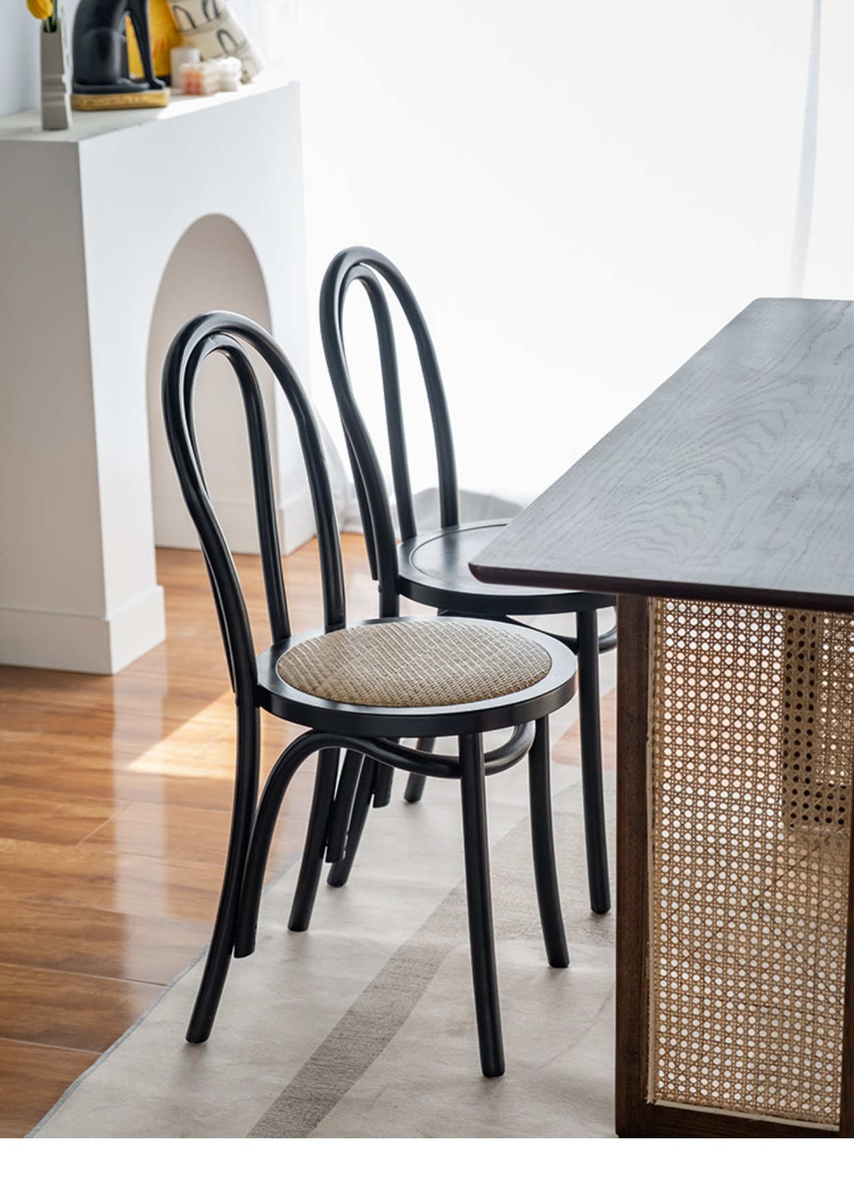 米(mi)生态米家通用thonet椅美式法式复古索耐特椅子北欧设计师家用