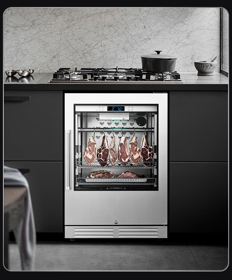 茄龙cigarloongcl48w2牛排柜恒温干式熟成柜不锈钢西餐厅冷藏柜家用