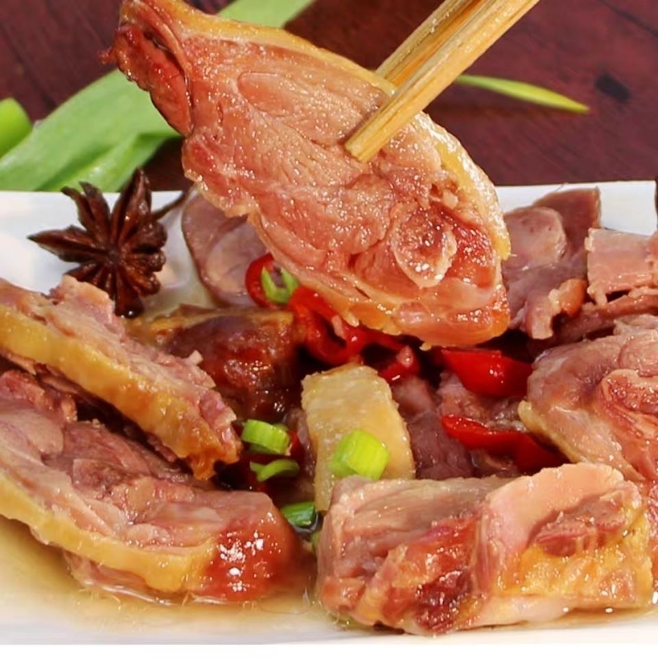 真空干鸭腿风干腊鸭腿咸鸭腿农家土腊肉咸肉江西特产 福茹洲 1只鸭腿