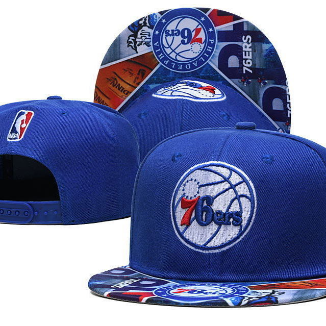 帽子男夏季头大费城76人队philadelphia 76ers艾弗森恩比德潮流篮球帽